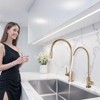VEVOR Stainless Steel Faucet, Lead-Free Water Purifier Faucet, Filter Water Faucets With Solid Brass Valve, Anti-Rust, Gold - 2 of 4