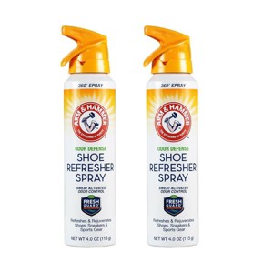 Arm & Hammer 2pk/4oz Each Shoe Odor Refresher Spray - 1 of 4