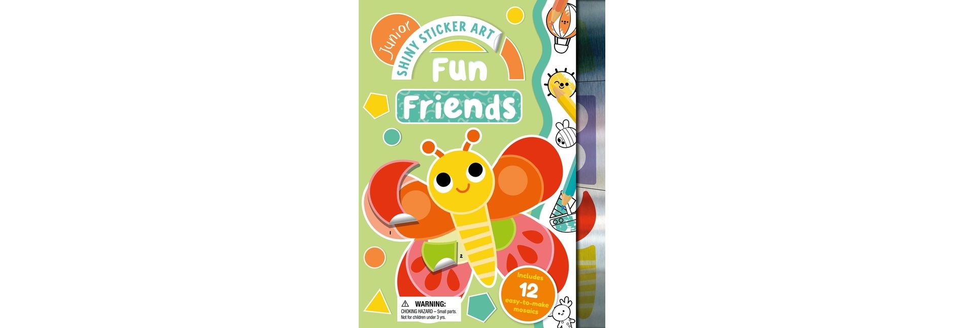 Shiny Sticker Art Junior: Fun Friends - by  Igloobooks (Paperback)
