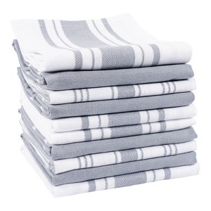 KAF Home Set Of 10 Terra GRS Kitchen Towels - 1 of 4