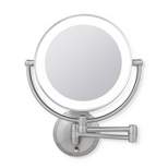 11" Round LED Wall Mount Powered by Battery or Adaptor Makeup Mirror - Zadro