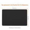 Aoibox Vinyl Placemats Set of 6, Heat Resistant, Easy Clean, Non-Slip, Waterproof, Stain Resistant, Wipeable, Washable PU Table Mats for Dining Table - 3 of 4