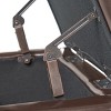 CAVINAS Double Pull-Open Top Ottoman Bench with Storage,Waffle Tufted Storage Bench for Bedroom,Living Room - 4 of 4
