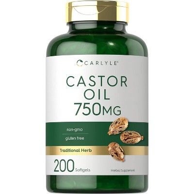 Carlyle Castor Oil 750mg | 200 Softgels