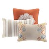 6pc Neda Reversible Coverlet Set Ivory - Madison Park - 4 of 4