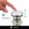 Fine Fixtures Pop Up Drain With Strainer Basket - 3 of 4