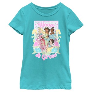 Girl's Disney Bloom and Grow Pastels T-Shirt - 1 of 4