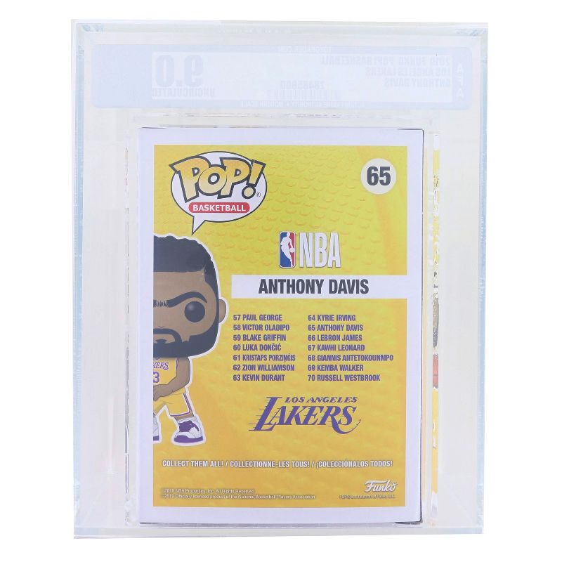 Funko POP LA Lakers NBA | Anthony Davis | Graded AFA 9, 2 of 4