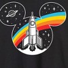 Men's - Disney - Mickey Mouse Retro Space Logo Long Sleeve Graphic T-Shirt - 2 of 4