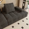 Grungis Convertible Sleeper Sofa Bed with Cylindrical Pillow,Corduroy Folding Mattress Couch with Fixed-Shape Frame,Floor Sofa for Living Room - 4 of 4