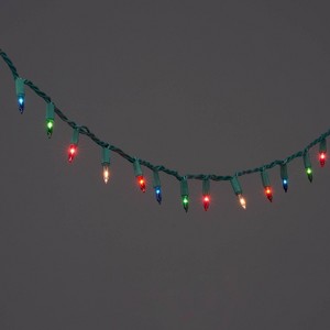 100ct Incandescent Smooth Mini Christmas String Lights with Green Wire - Wondershop™ - 1 of 4