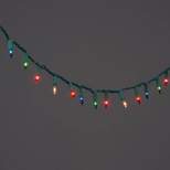 100ct Incandescent Smooth Mini Christmas String Lights Multicolor with Green Wire - Wondershop™