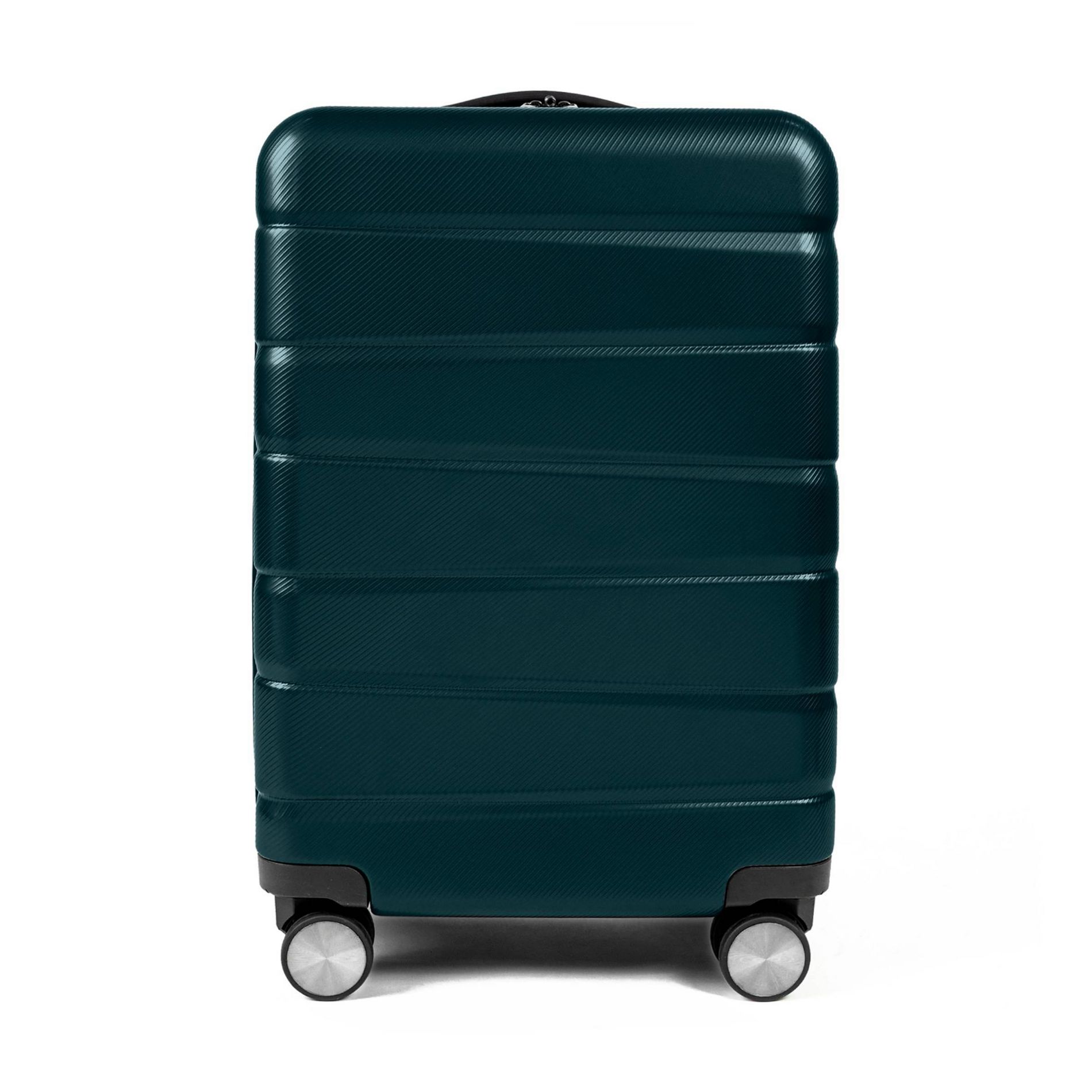 Skyline Hardside Carry On Spinner Suitcase - Sea Moss: Lightweight 8-Wheel Travel Luggage