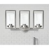 Sunset Lighting Prestige 3 Light Wall Sconce, Bright Satin Nickel - 2 of 3