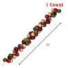 Every Day is Christmas Plastic Garland, Shatterproof 6-Foot Ball Ornament Garland for Christmas Tree, Mantle, Doorframe - 3 of 4