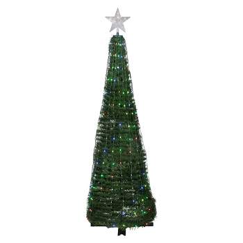 Nearly Natural 6.5-ft Snowman Artificial Christmas Tree with 804 Bendable Branches