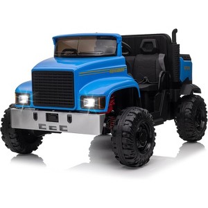 24V 4WD Kids Ride On UTV, 2-Seater Electric Car with Remote Control, 4x200W Motors, Dump Bed, 3 Speeds, Spring Suspension, for Boys & Girls - 1 of 4
