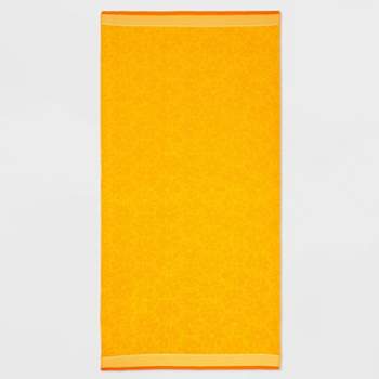 Pineapple Slices Print Sand Resist Towel Dark Yellow - Sun Squad™
