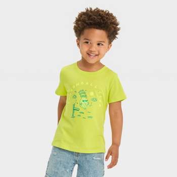 Toddler Boys' Short Sleeve Cannonball Club Graphic T-Shirt - Cat & Jack™ Green