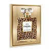 Stupell Industries Leopard Pattern Perfume Black Framed Floater Canvas Wall Art - 3 of 4