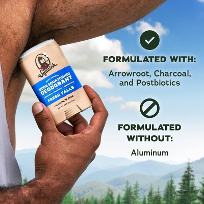DR. SQUATCH Men's Natural Deodorant - Howdy Hero - 2.65oz