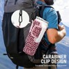 BABYYER Water Bottle Carrier Bag with Phone Pocket for Stanley 40oz Tumbler Neoprene Water Bottle Holder Pouch - 4 of 4