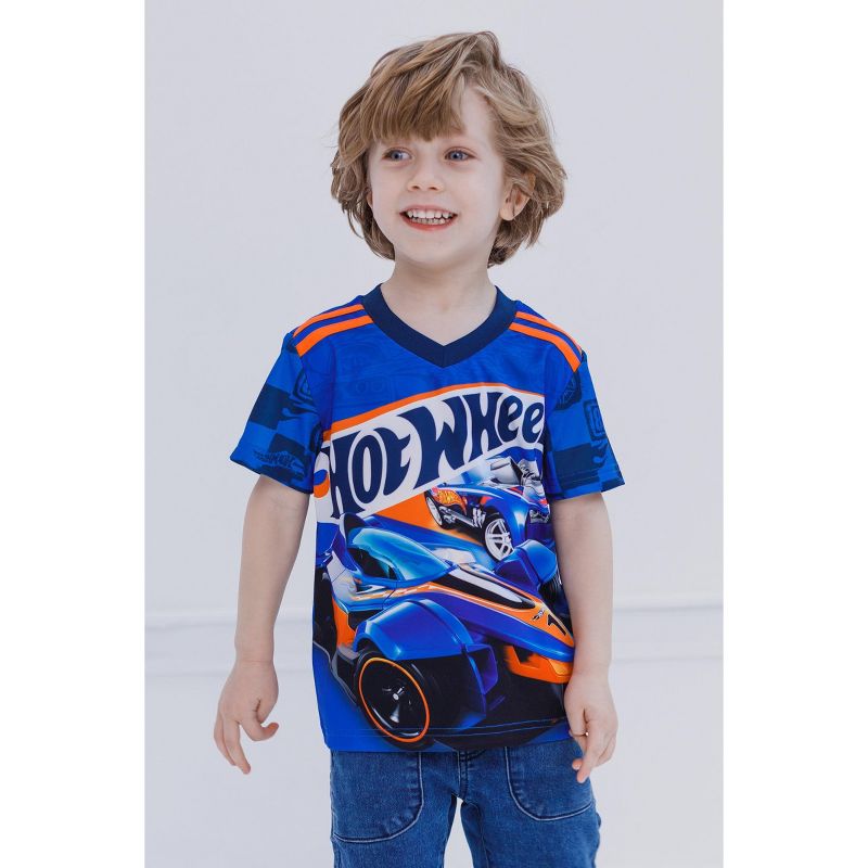 Hot Wheels 2 Pack Athletic T-Shirts Toddler, 3 of 8