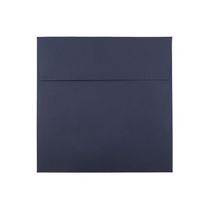 JAM Paper 6 x 6 Square Invitation Envelopes Navy Blue 6394884 - 1 of 2