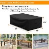 Akefit Waterproof Heavy Duty Outdoor Furniture Cover Patio Garden Protector 109 Inch - 2 of 4