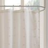 PAGED Shabby Chic Cotton Pom Pom Shower Curtain, 70x72" Cotton Shower Curtain for Bathroom, Yarn Dyed Jacquard Shower Curtain - 2 of 4