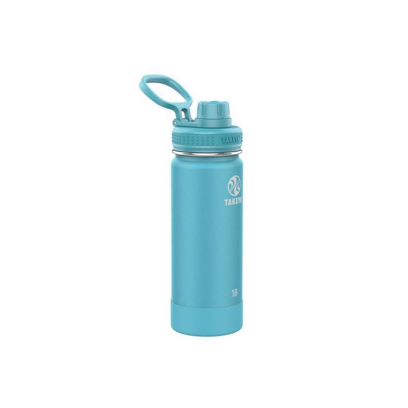 Takeya 18oz Actives Insulated Stainless Steel Water Bottle with Spout Lid, 1 of 15