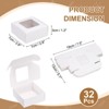 Unique Bargains Paper Party Favor Treats Candy Cookie Packaging with Clear Window Kraft Soap Boxes 32 Pcs - 2 of 4