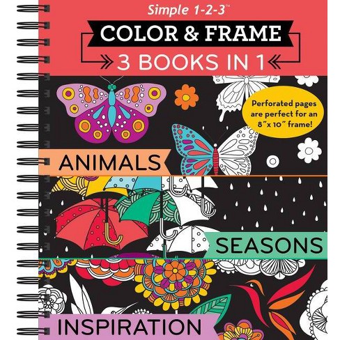 Color & Frame - In The Forest (adult Coloring Book) - By New