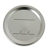 HomePointe Canning Lids, Regular Mouth Mason Jar Lids, Fits Regular Mouth Glass Jars, Food Preservation for Canning Pickling and Storage, 1 Pack of 12 - 2 of 4