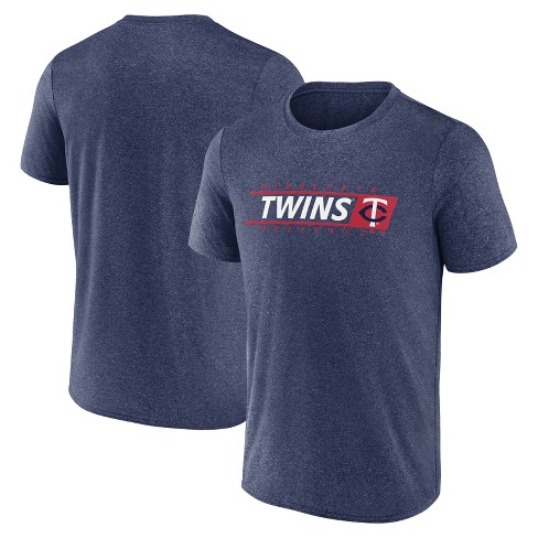 MLB Minnesota Twins Men's Short Sleeve Poly T-Shirt - L