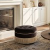 Jennifer Taylor Home Yolanda 24" Upholstered Round Accent Ottoman - 4 of 4