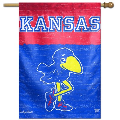 NCAA Kansas Jayhawks 28"x40" Vintage Vertical Banner