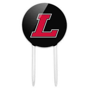 Lewis University Secondary Logo Acrylic Cake Topper Party Decoration for Wedding Anniversary Birthday Graduation - 1 of 4