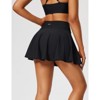 FIONECA Women's Tennis Skirts High Waisted Tummy Control Pleated Athletic Golf Skorts Skirts for Running with 2 Pockets - 2 of 4