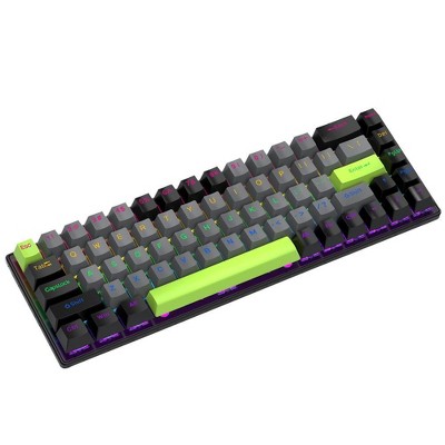 Mechanical keyboard USB Colorful Keyboards 68keys gaming pc Computer key board Backlit mini teclado Musical keyborad nergonomic