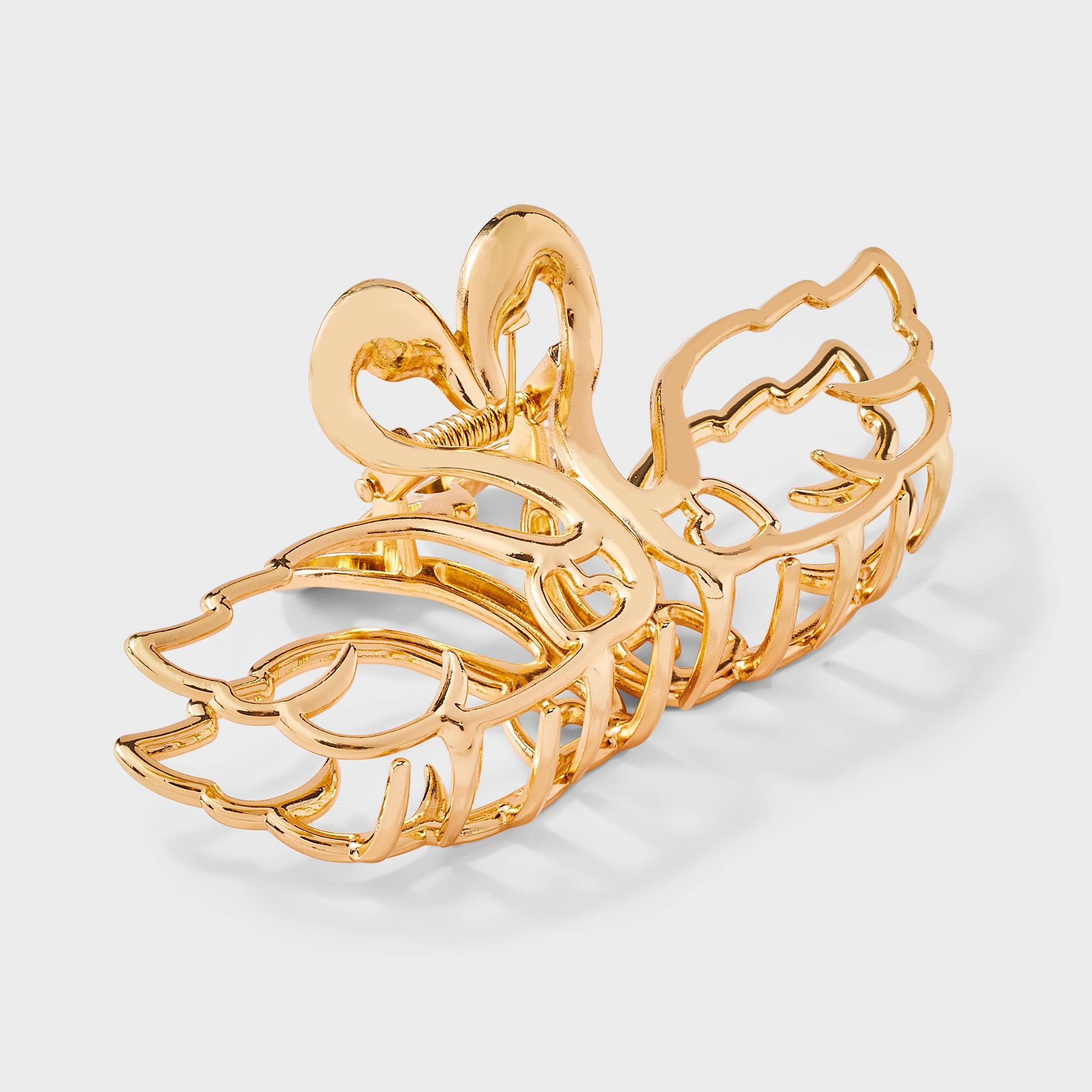 Swan Cut Out Claw Hair Clip - Wild Fable™ Gold