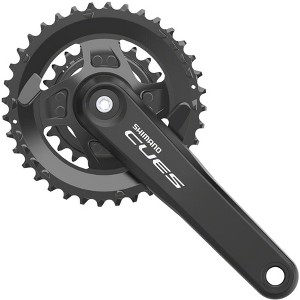 Shimano CUES FC-U4010-2B Crankset - 170mm, 9/10/11-Speed, 36/22t, Riveted, Hollowtech II Spindle Interface, CL 3mm - 1 of 1