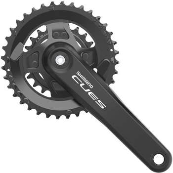 Shimano CUES FC-U4010-2B Crankset - 170mm, 9/10/11-Speed, 36/22t, Riveted, Hollowtech II Spindle Interface, CL 3mm