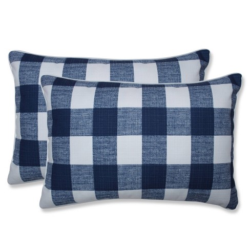 2pk Oversize Anderson Zaffre, Target Outdoor Pillows Blue And White