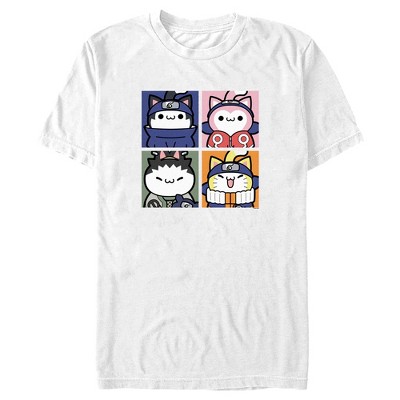 Men's Naruto Nyaruto Squad Portraits T-Shirt