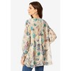 Roaman's Women's Plus Size Hi-Low Printed Lace Tunic - 3 of 4