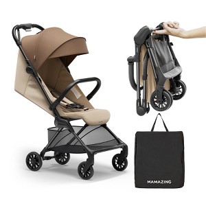 Mamazing Lightweight Baby Toddler Travel Strollers , Light & Strong Portable, Carbon Fiber Frame, UPF 50+ Waterproof Canopy, 9.9 lbs - 1 of 4
