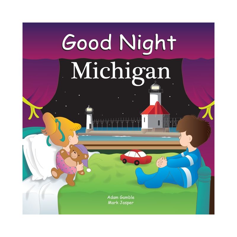 Good Night Michigan Board Book for Kids