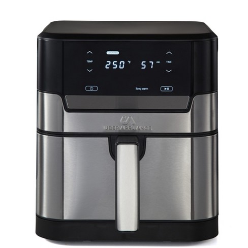 Uber Appliance 5qt 8-function digital touch screen Air fryer XL Premium - Stainless Steel - image 1 of 4