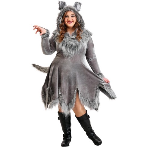 Halloweencostumes.com Wolf Costume Women's Plus Size : Target